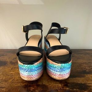 ASOS Pastel Platform Sandals- Sz. 7